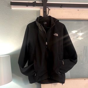 Black The North Face Apex Jacket with hood
